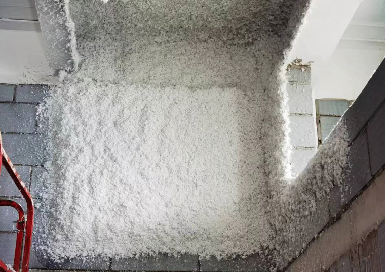 無(wú)機(jī)纖維噴涂棉施工視頻